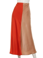 THOUGHTFUL SKIRT/VERMILION W TAN