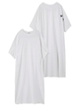 UNDERARM LOGO DRESS/ホワイト