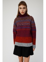 VARIOUS STRIPE ニット/RED