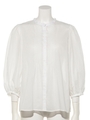 WK93 CHEMISE ピンタックブラウス/ホワイト系