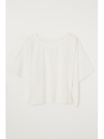 Wrap Cut TEE-R/WHT