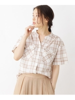 Wポケット半袖シャツ/ライトベージュ(251)