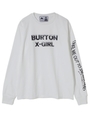 X-GIRL X BURTON L/S TEE/ホワイト