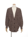 [BED&BREAKFAST]Wool Mix Knit カーディガン/BROWNmix