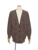 [BED&BREAKFAST]Wool Mix Knit カーディガン/BROWNmix