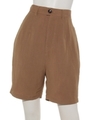 [BED&BREAKFAST]Ｌｉｎｅｎ　Ｓａｔｉｎ　Ｈａｌｆ　Ｐａｎｔｓ/CAMEL