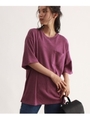 [フルーツオブザルーム]ワッフルTシャツ/ペルシアンレッド(074)