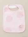 [ベビー]ビッグドットプリントスタイ/ピンク