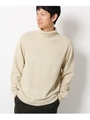 【3L/WEB限定/MADE IN 新潟】市松柄タートルニット/ベージュ(052)