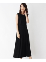 【42(LL)WEB限定サイズ】タックコンビネゾン/ブラック(019)