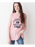 【Champion】ノースリーブカレッジＴシャツ/ピンク(070)