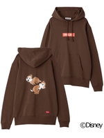 【Disney】SWEAT HOODIE / CHIP & DALE ./ブラウン