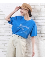 【Factor=】 マーメイドプリントTシャツ/ブルー(019)