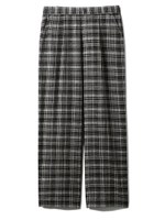 【GELATO PIQUE HOMME】チェックロングパンツ/GRN