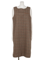 【HONEY CHURCH】ウールグレンチェック/ベージュ系