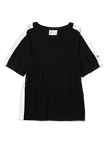 【Joel Robuchon & gelato pique】'スムーズィー'シルクブレンドプルオーバー/BLK