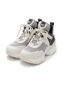 【MICHAEL KORS】OLYMPIA TRAINER/BLKxWHT