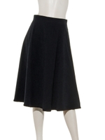 【Rewde】パイピング裾フレアスカート（9R10-12142）/ネイビー