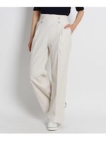 【S~Lサイズあり・洗える】リランチェオックスマリンストレートパンツ/ライトベージュ(051)