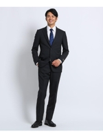 【Sサイズ〜】シャドーストライプ スーツ Material using CORDURA/ブラック(319)