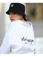 【WEB限定】MarkGonzales/マークゴンザレス 別注オーバーサイズ ツイルCPOシャツ　シャツジャケット　/バックプリント/ユニセックスでオススメ！！/ホワイト(002)