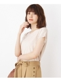 【WEB限定サイズあり】接触冷感/UV　Vネックニットプルオーバー/ナチュラル(050)