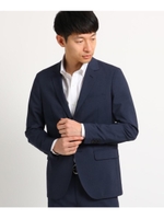 【セットアップ】テクノスーツ・千鳥柄ジャケット/ネイビー(493)