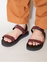 【チャイハネ】エスニックテープMEN'Sサンダル/レッド系その他