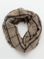 【チャイハネ】シンプルチェックスヌード/ベージュ