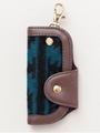 【チャイハネ】ネイティブ柄キーケース/ブルー
