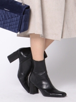 【小嶋陽菜さん着用】ベーシックショートブーツ/ブラック