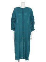 ひねりスリープワンピース/グリーン