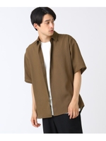 ゆるシルエット半袖シャツ/キャメル(441)