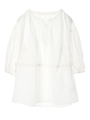ウエストギャザーチュニック/オフホワイト