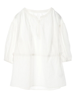 ウエストギャザーチュニック/オフホワイト