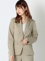 ウォッシャブルイージーケアテーラードジャケット/ベージュ