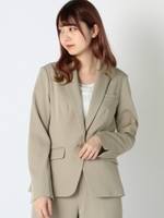ウォッシャブルイージーケアテーラードジャケット/ベージュ