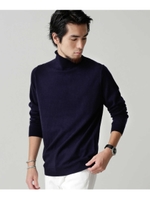 ウルトラＥＸファインメリノタートルニット/ネイビー(120)