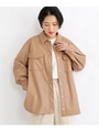 エコレザーCPOジャケット/タバコブラウン(054)