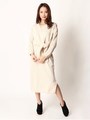 カシュクールショルダースリットワンピース/IVORY