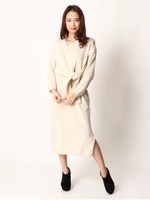 カシュクールショルダースリットワンピース/IVORY