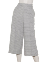 カスリ調ラメツイードワイドＰＴ/グレー