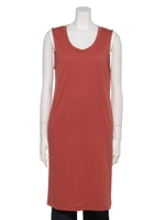 カットスリットロングタンク/レッド