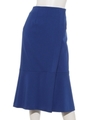 カラーミモレスカート/ブルー