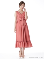 クレイジーパターンワンピース/ピンク