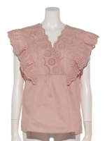 コットンエンブロイダリーBL/ピンク