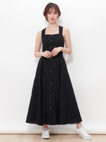 コットンドビーマキシワンピース/ブラック