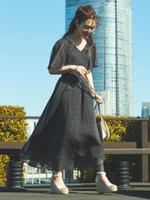 サマーロングワンピース/黒