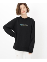 スウェット ストレッチ裏毛 フロント ロゴ/ブラック(019)