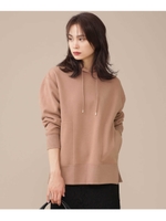ソフト裏毛フードプルオーバー/ピンクベージュ6(096)